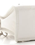 Agneau Arena Silver Hardware Small Le City Optic White