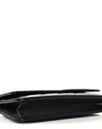 Lambskin Quilted Wallet On Chain WOC Black