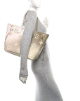 Monogram Giant Spring In The City Neverfull MM Sunset Kaki