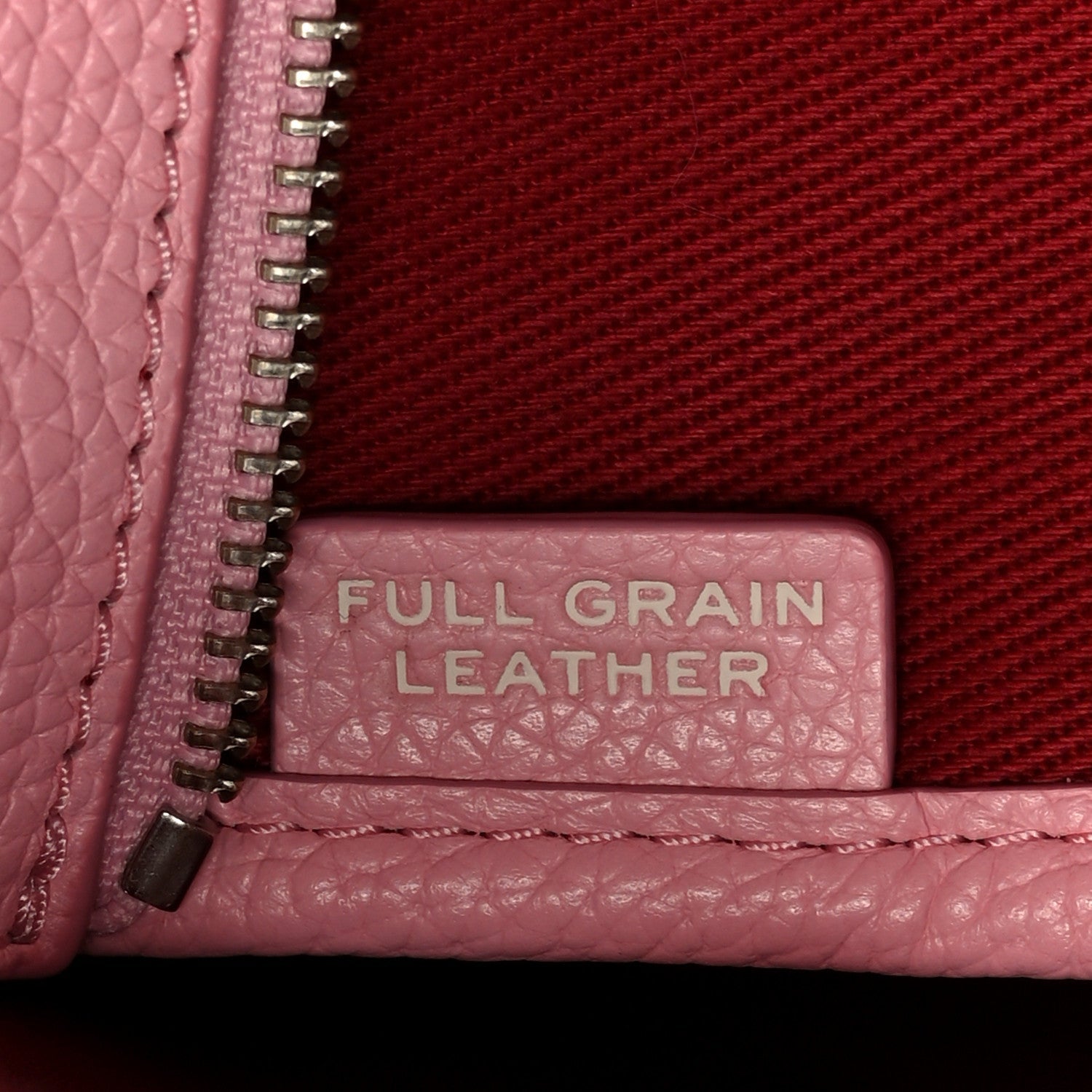 Grained Calfskin Small The Tote Bag Ribbon Pink