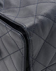 Caviar Quilted Medium CHNL 25 Handbag Dark Navy