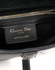 Grained Calfskin Saddle Bag Black