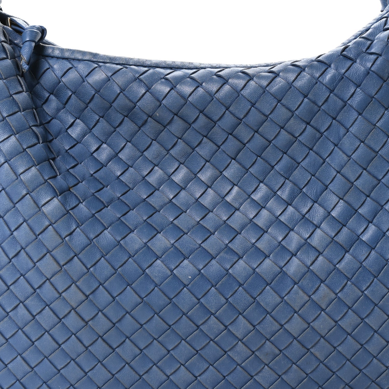 Nappa Intrecciato Medium Veneta Hobo Oceano