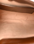 GG Supreme Monogram Azalea Calfskin Web Mini Jackie 1961 Hobo Beige Ebony Brown Sugar