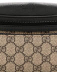 GG Supreme Monogram Belt Bag Black