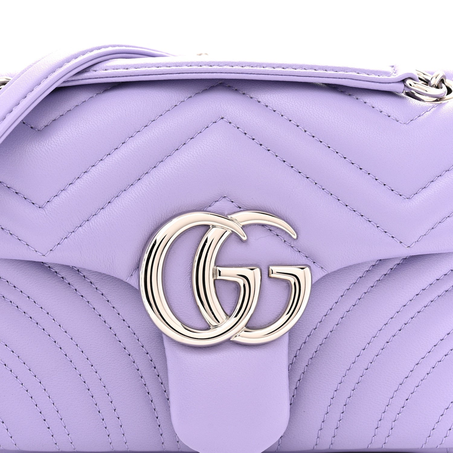 Lambskin Matelasse Small GG Marmont Shoulder Bag Lapis