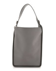 Calfskin Logo Embossed Small Tool 2.0 North-South Tote BLCG Grey