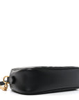 Calfskin Matelasse Small GG Marmont Chain Shoulder Bag Black