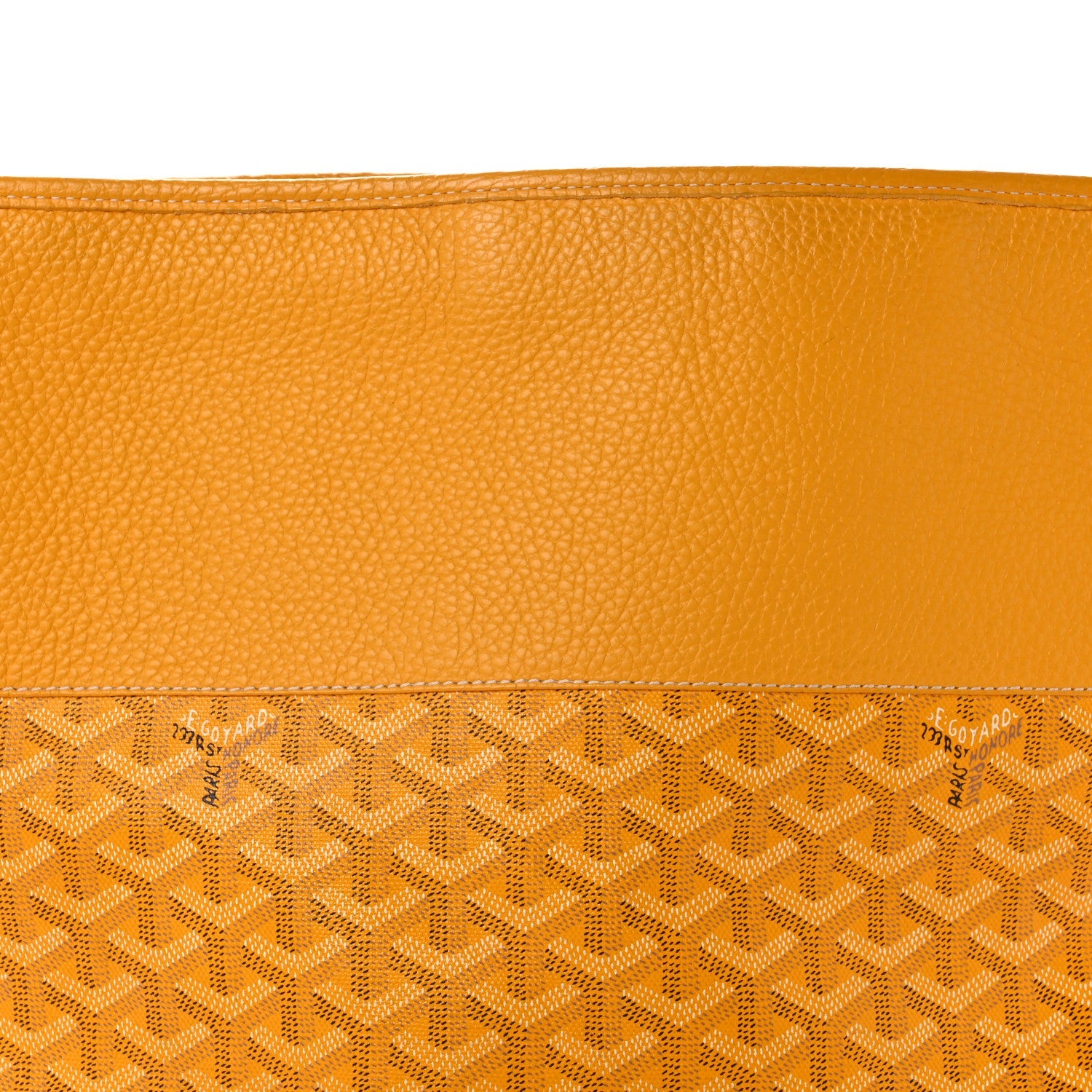 Goyardine Grenadines Hobo Yellow