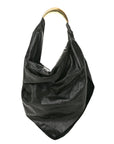Calfskin Foulard Shoulder Bag Dark Green
