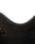 Vitello Century Matte F is FNDI Stamp Patch Bi-Color Grande Mon Tresor Bucket Bag Black Maya Fragola