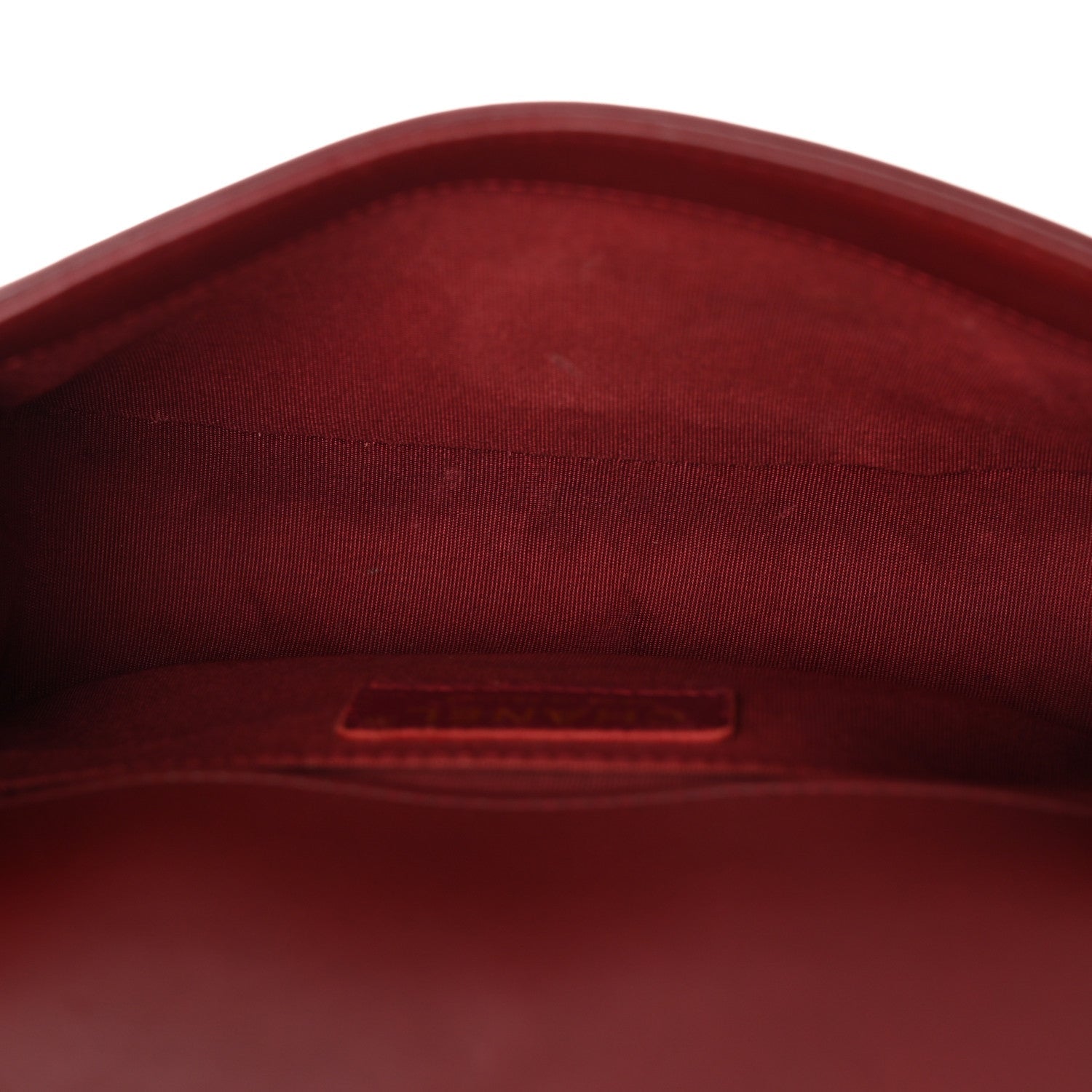 Lambskin Quilted Small Boy Flap Burgundy