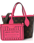 Monogram Neverfull Inside Out Bandouliere BB Rose Pondichery