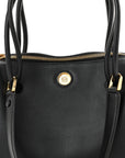 Supple Calfskin Small Madrid Bag Black