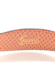 Metallic Monogram Lizard Jackie O Hobo Pink