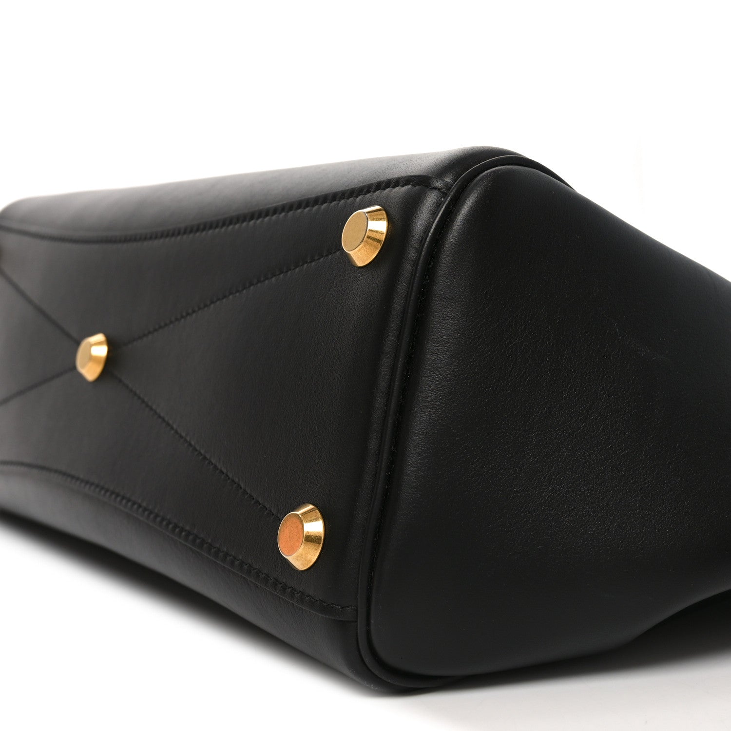 Smooth Calfskin Small Bel Air Carry All Bag Black