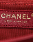 Caviar Quilted Medium Boy Flap Red