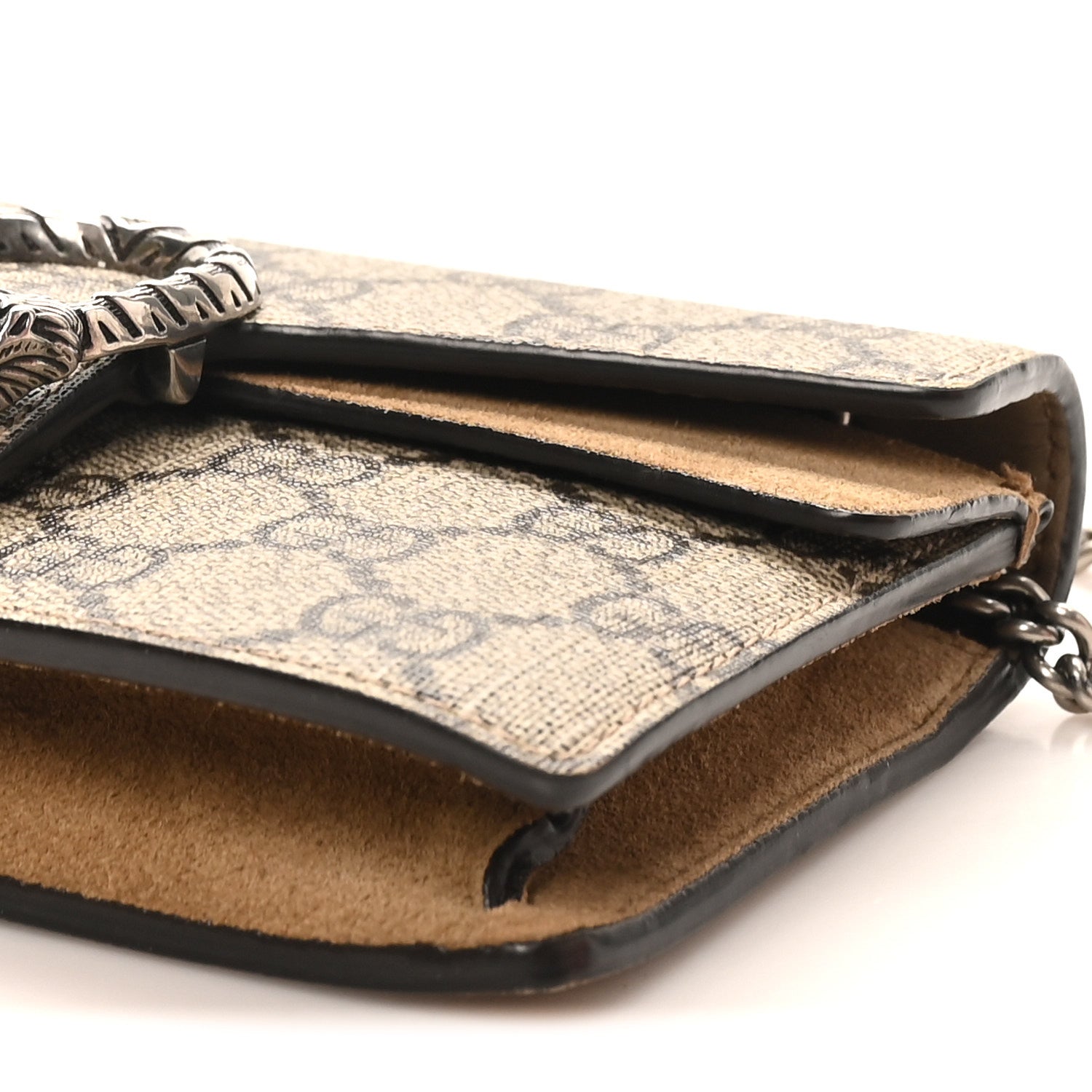 GG Supreme Monogram Super Mini Dionysus Shoulder Bag Taupe
