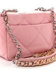 Lambskin Quilted Medium CHNL 19 Flap Light Pink