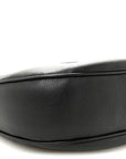 Supple Calfskin Cuir Triomphe Small Heloise Shoulder Bag Black