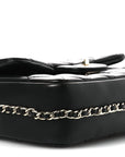 Lambskin Quilted Small My Precious Flap Black