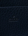 Dollar Calfskin Crystal Mini Dionysus Chain Wallet Blue Agata Black Diamond