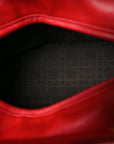 Lambskin Cannage Medium Lady D1OR Red