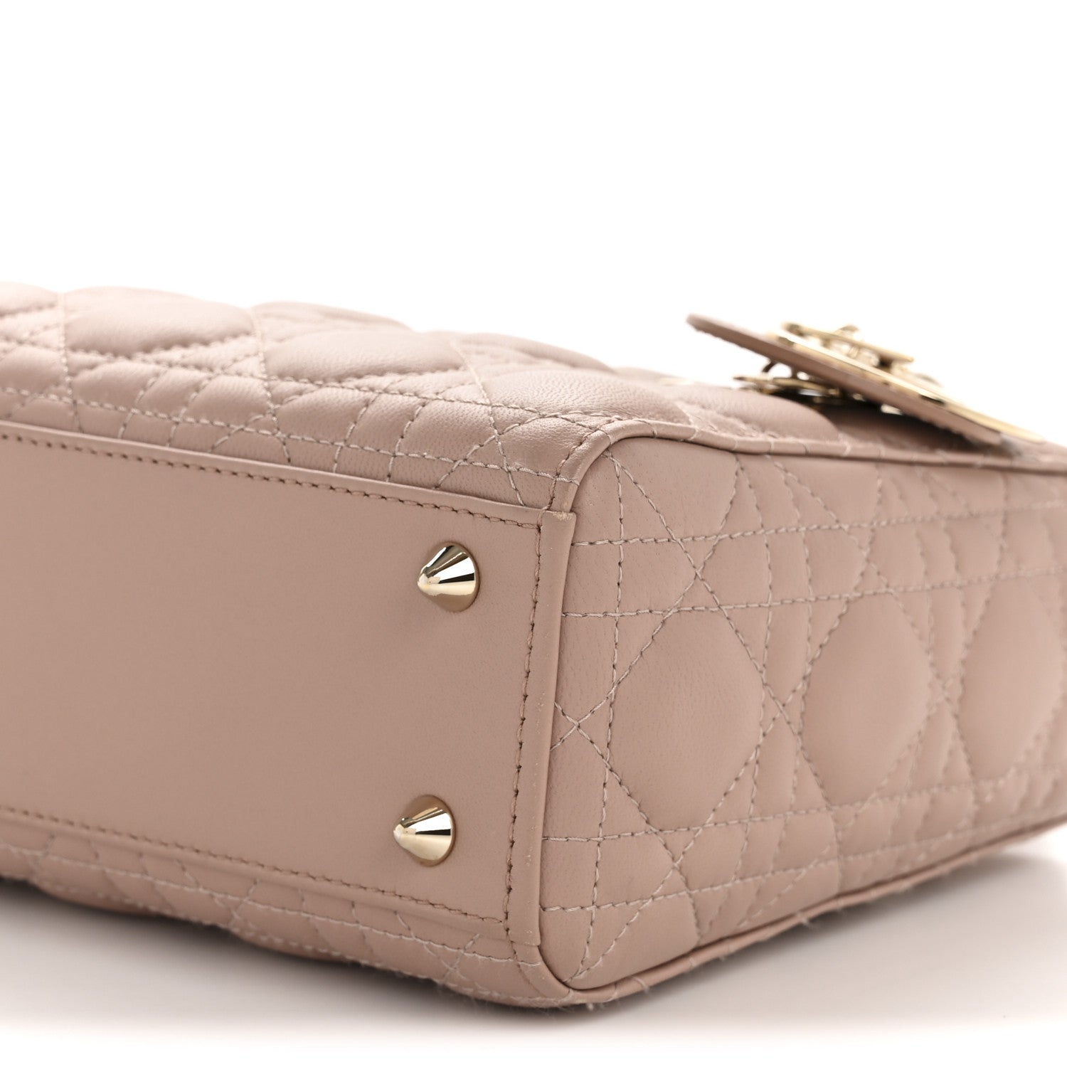 Lambskin Cannage Small My ABC D1OR Lady D1OR Blush