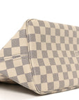 Damier Azur Neo Neverfull MM Rose Ballerine