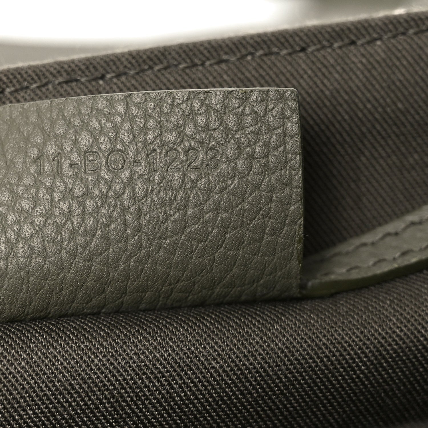 Oblique Jacquard Grained Calfskin Small Saddle Messenger Bag With Flap Green