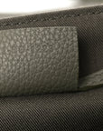 Oblique Jacquard Grained Calfskin Small Saddle Messenger Bag With Flap Green