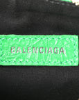 Agneau Arena Le Cagole Shoulder Bag XS Vivid Green