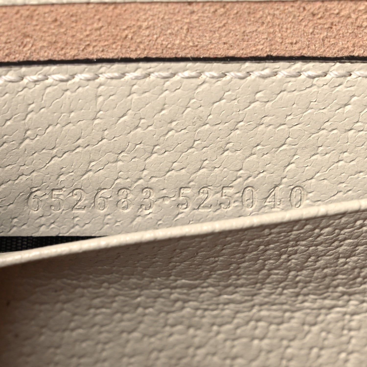 GG Supreme Monogram Berry Textured Dollar Calfskin Mini Padlock Top Handle Shoulder Bag Beige Ebony Light Copper Mystic White