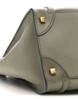 Smooth Calfskin Mini Luggage Almond