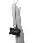 Agneau Arena Silver Hardware Small Le City Black