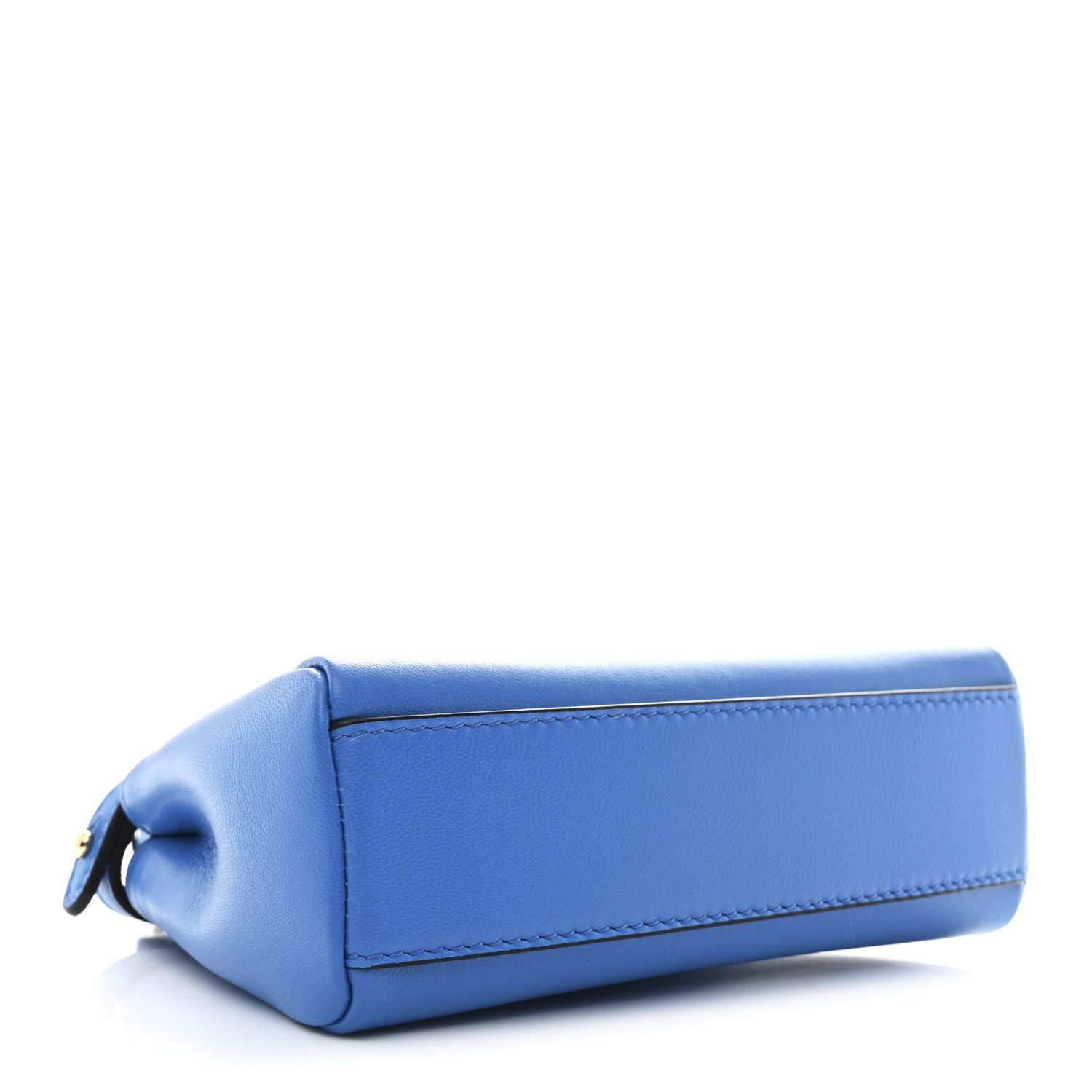 Shiny Nappa Micro Peekaboo Iconic Satchel Blue Royal