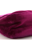 Velvet Matelasse Mini GG Marmont Shoulder Bag Fuchsia Violet Cyclamen