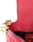 Nappa FF 1974 Embossed Baguette Rosa Fluo