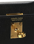 Chevre Chamkila Mini Kelly Sellier 20 Black