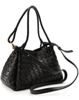 Nappa Intrecciato Medium Parachute Shoulder Bag Fondant