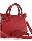Agneau Giant 12 Rose Gold Hardware Town Rouge Coquelicot