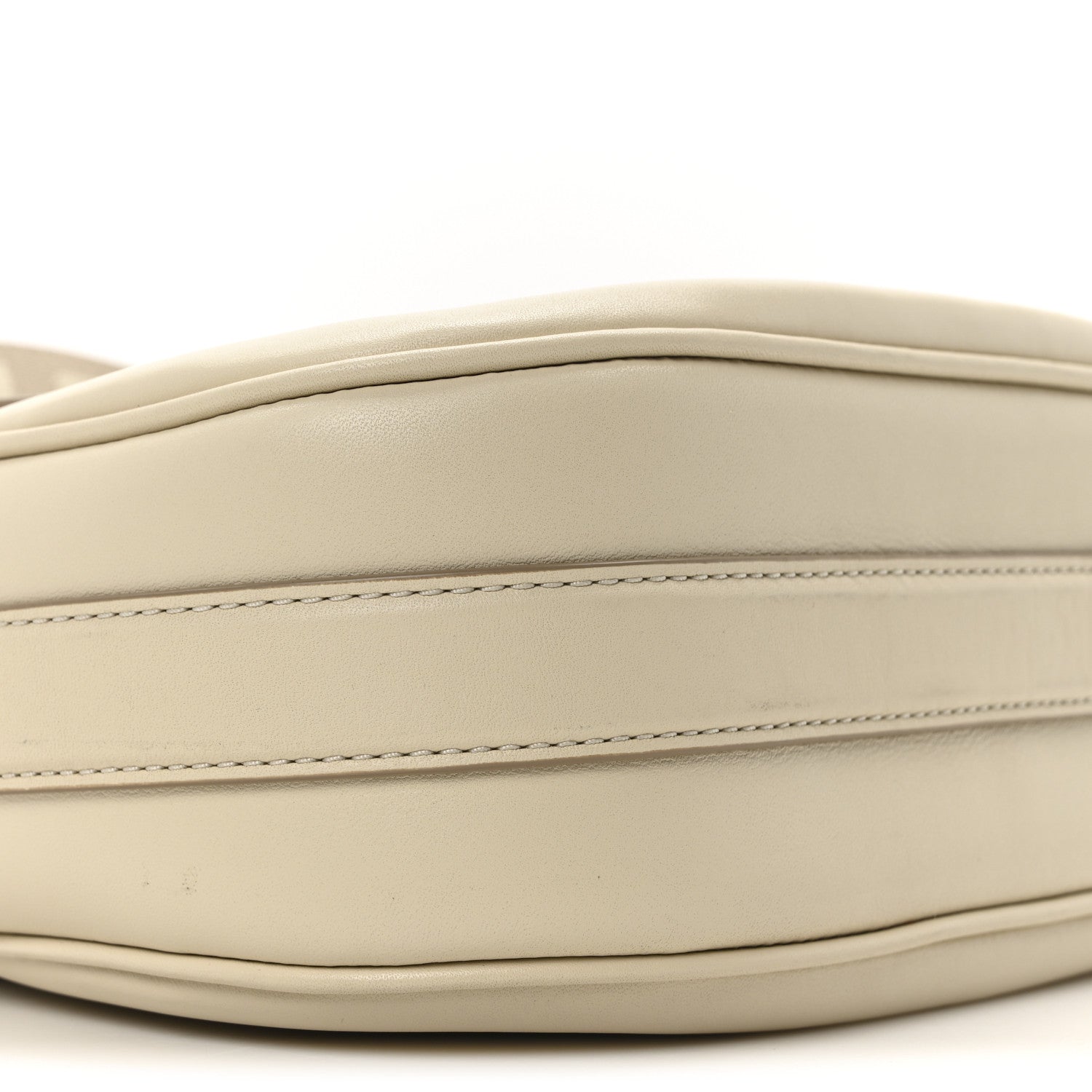 Calfskin Large The Covered J Marc Saddle Bag Cloud White