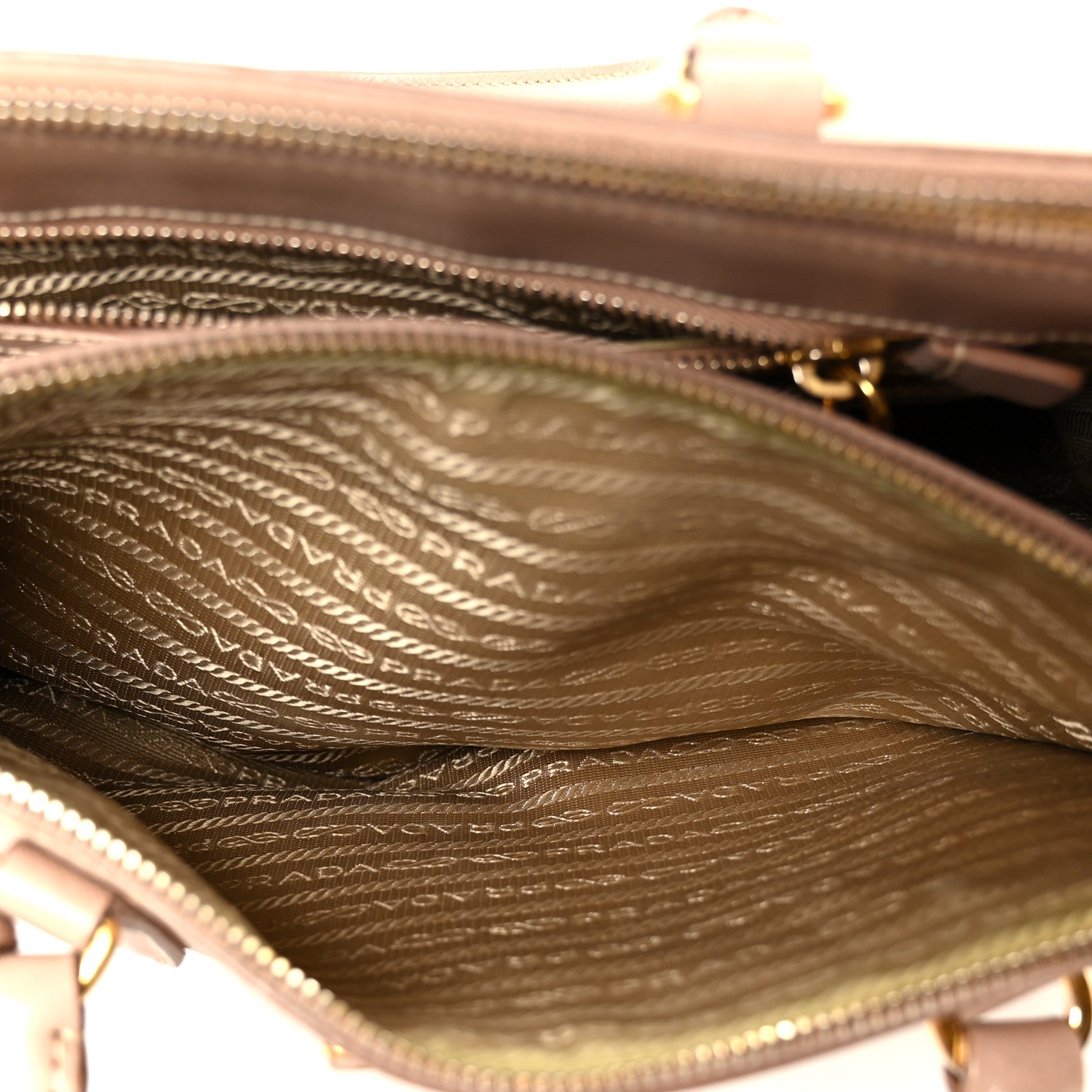 Saffiano Small Galleria Double Zip Tote Cammeo
