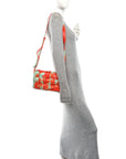 Calfskin Intreccio Plisse Tie Dye Camera Bag Multicolor