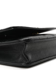 Lambskin Quilted CHNL 19 Wallet On Chain WOC Black
