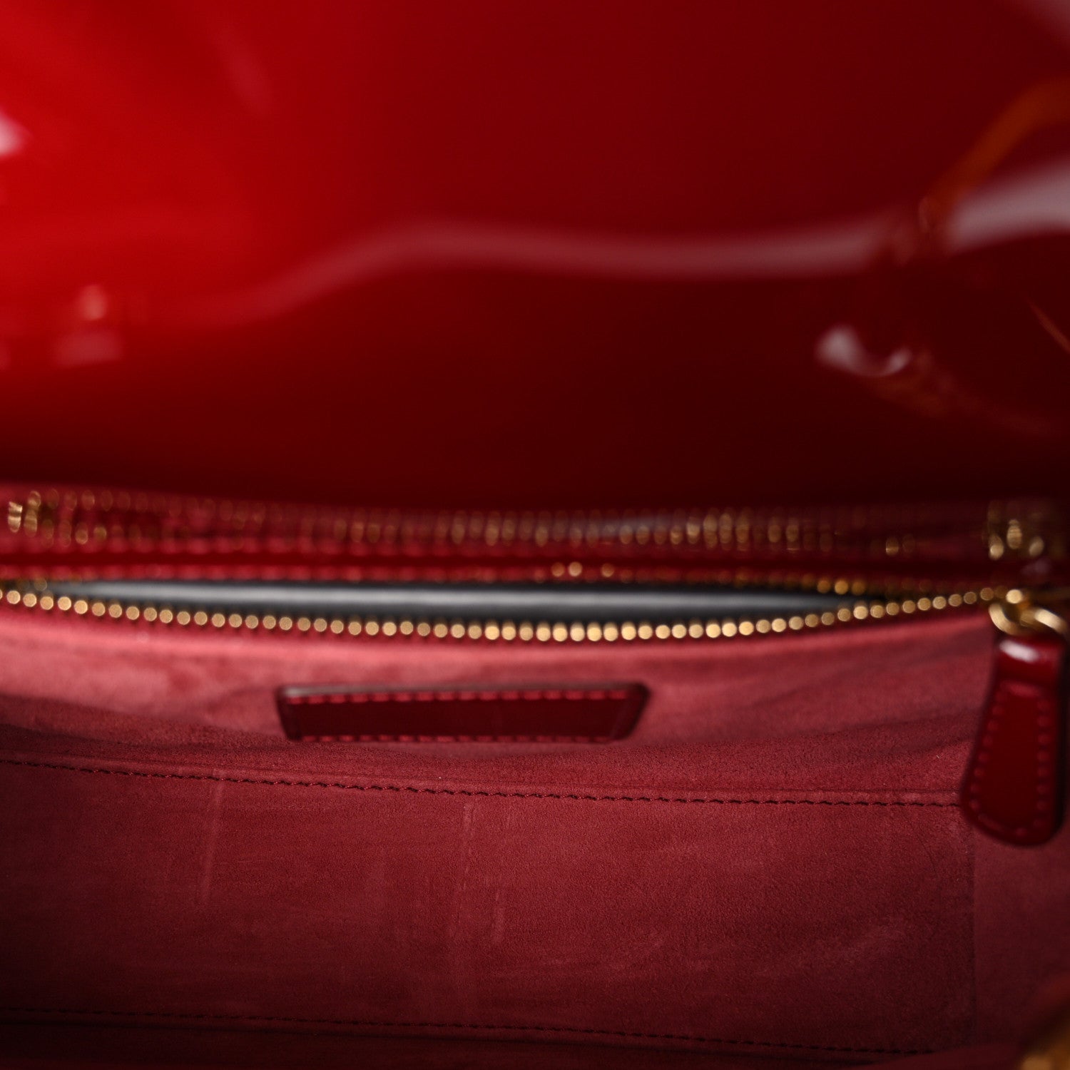 Patent Cannage Small Lady D1OR Cherry Red
