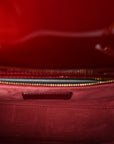 Patent Cannage Small Lady D1OR Cherry Red
