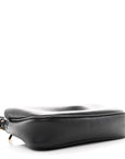 Natural Smooth Calfskin Rodeo Sling Pochette Black