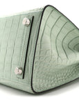 Matte Alligator Birkin Sellier 25 Vert D'eau