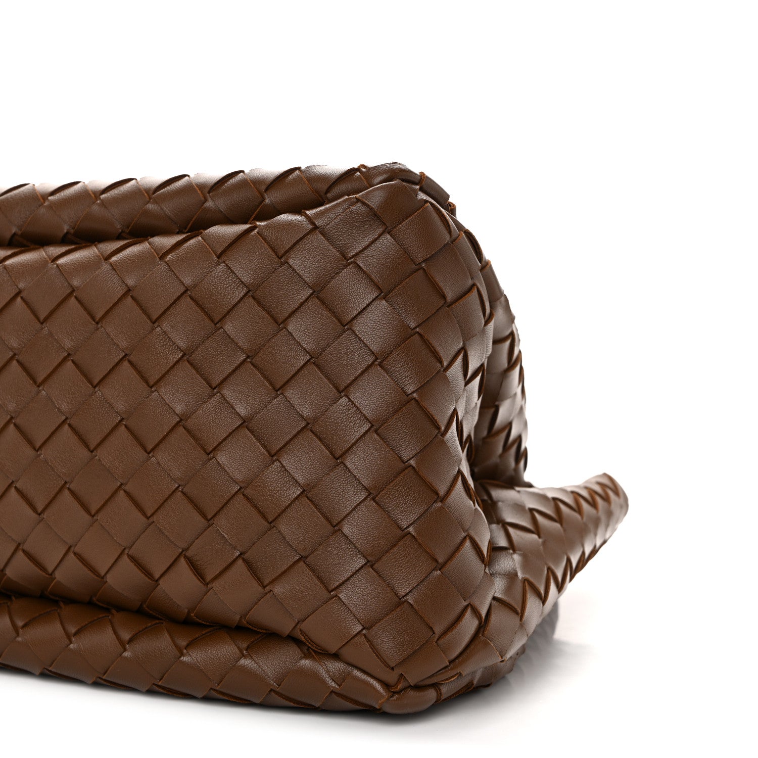 Intrecciato Medium Campana Shoulder Bag Tannin